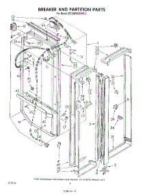 03 - Breaker And Partition parts for Whirlpool Refrigerator ED26MMXRWR2 from AppliancePartsPros.com
