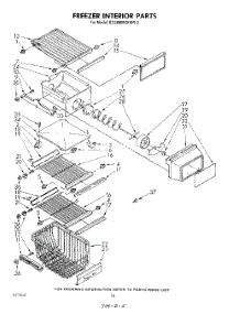 10 - Freezer Interior parts for Whirlpool Refrigerator ED26MMXRWR2 from AppliancePartsPros.com