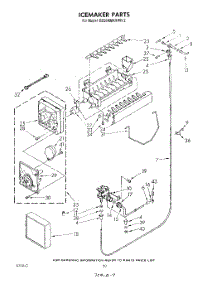 11 - Icemaker parts for Whirlpool Refrigerator ED26MMXRWR2 from AppliancePartsPros.com