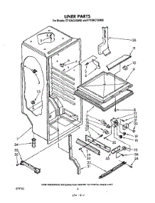 04 - Liner , Lit / Optional parts for Whirlpool Refrigerator ET12NCXSW00 from AppliancePartsPros.com