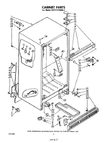 03 - Cabinet parts for Whirlpool Refrigerator EHT171TKWR2 from AppliancePartsPros.com
