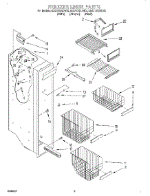04 - Freezer Liner parts for Whirlpool Refrigerator ED27DQXDW02 from AppliancePartsPros.com