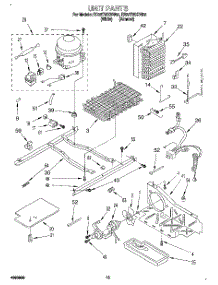 09 - Unit parts for Whirlpool Refrigerator ED22TWXDN02 from AppliancePartsPros.com
