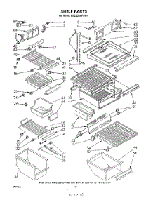 07 - Shelf parts for Whirlpool Refrigerator ED22ZMXPWR0 from AppliancePartsPros.com