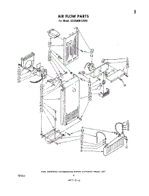 04 - Airflow parts for Whirlpool Refrigerator ED26MM1LWR0 from AppliancePartsPros.com