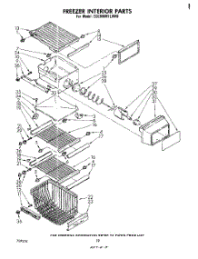 11 - Freezer Interior parts for Whirlpool Refrigerator ED26MM1LWR0 from AppliancePartsPros.com