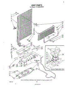 06 - Unit parts for Whirlpool Refrigerator ET14AK2LWR0 from AppliancePartsPros.com