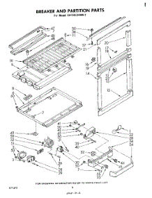 04 - Breaker And Partition , Literature parts for Whirlpool Refrigerator EHT201ZKWR2 from AppliancePartsPros.com