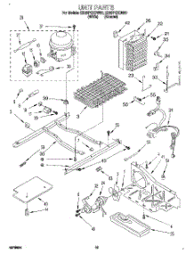 09 - Unit parts for Whirlpool Refrigerator ED25PQXDW00 from AppliancePartsPros.com