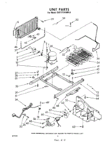 05 - Unit parts for Whirlpool Refrigerator EHT171XKWR0 from AppliancePartsPros.com