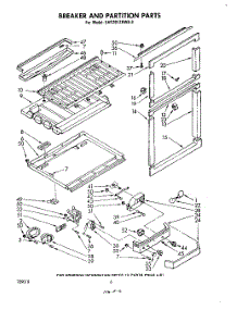 04 - Breaker And Partition , Lit / Optional parts for Whirlpool Refrigerator EHT201ZKWR3 from AppliancePartsPros.com