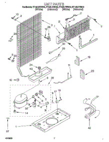 04 - Unit parts for Whirlpool Refrigerator ET14HJYBW00 from AppliancePartsPros.com