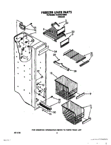 05 - Freezer Liner parts for Whirlpool Refrigerator ED25DQXXN00 from AppliancePartsPros.com