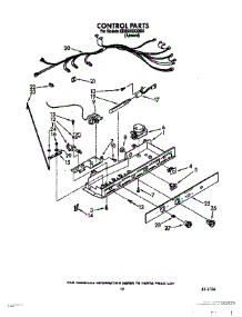 12 - Control parts for Whirlpool Refrigerator ED25DQXXN00 from AppliancePartsPros.com