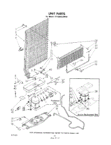 06 - Unit parts for Whirlpool Refrigerator ET14AKXLWR0 from AppliancePartsPros.com