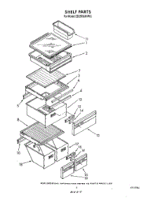 04 - Shelf parts for Whirlpool Refrigerator ED25DQXVP03 from AppliancePartsPros.com