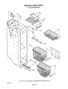 05 - Freezer Liner parts for Whirlpool Refrigerator ED25DQXVP03 from AppliancePartsPros.com