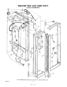 03 - Breaker Trim And Liner parts for Whirlpool Refrigerator ED26MMXRWR3 from AppliancePartsPros.com