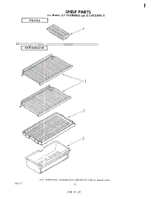 06 - Shelf , Parts Not Illustrated parts for Whirlpool Refrigerator EL11PCXMWR0 from AppliancePartsPros.com