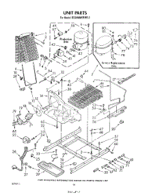 08 - Unit parts for Whirlpool Refrigerator ED26MMXRWR3 from AppliancePartsPros.com