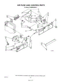 12 - Airflow And Control parts for Whirlpool Refrigerator ED26MMXRWR3 from AppliancePartsPros.com
