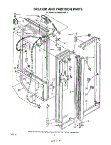 03 - Breaker And Partition parts for Whirlpool Refrigerator ED26MMXRWR0 from AppliancePartsPros.com
