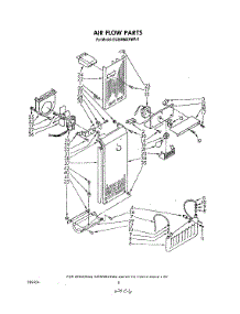 04 - Airflow parts for Whirlpool Refrigerator ED26MMXRWR0 from AppliancePartsPros.com