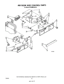 12 - Airflow And Control parts for Whirlpool Refrigerator ED26MMXRWR0 from AppliancePartsPros.com