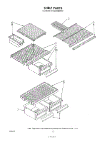 07 - Shelf parts for Whirlpool Refrigerator ET14AKXMWR2 from AppliancePartsPros.com