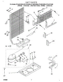 04 - Unit parts for Whirlpool Refrigerator ET14JKXAN02 from AppliancePartsPros.com