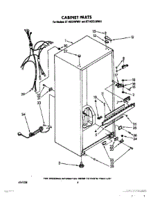 03 - Cabinet parts for Whirlpool Refrigerator ET14CCLWW01 from AppliancePartsPros.com