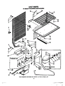 05 - Unit parts for Whirlpool Refrigerator ET14CCLWW01 from AppliancePartsPros.com