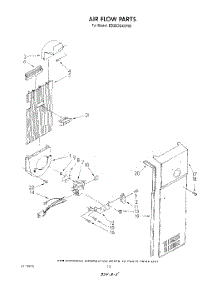 11 - Air Flow parts for Whirlpool Refrigerator ED25DQXVP00 from AppliancePartsPros.com