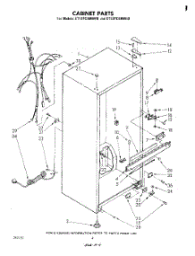 03 - Cabinet parts for Whirlpool Refrigerator ET12PCXMWR0 from AppliancePartsPros.com