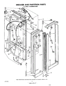 03 - Breaker And Partition parts for Whirlpool Refrigerator ED26MMXLWR0 from AppliancePartsPros.com