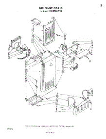 04 - Air Flow parts for Whirlpool Refrigerator ED26MMXLWR0 from AppliancePartsPros.com