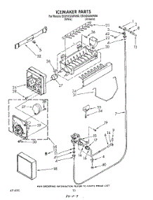 13 - Ice Maker , Not Illustrated parts for Whirlpool Refrigerator ED25DQXWW00 from AppliancePartsPros.com