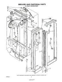 03 - Breaker And Partition parts for Whirlpool Refrigerator ED25EMXPWR1 from AppliancePartsPros.com