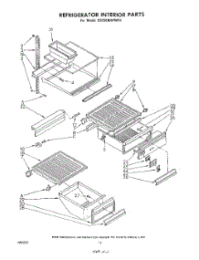 08 - Refrigerator Interior , Lit / Optional parts for Whirlpool Refrigerator ED25EMXPWR1 from AppliancePartsPros.com