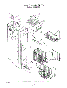 05 - Freezer Liner parts for Whirlpool Refrigerator ED25DQXVS00 from AppliancePartsPros.com