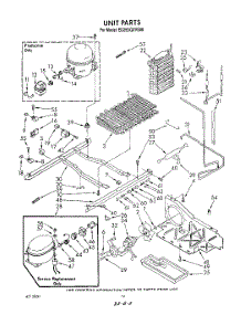 10 - Unit parts for Whirlpool Refrigerator ED25DQXVS00 from AppliancePartsPros.com