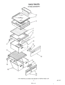 04 - Shelf parts for Whirlpool Refrigerator ED25DQXVP01 from AppliancePartsPros.com