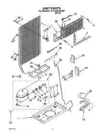 04 - Unit parts for Whirlpool Refrigerator ET14JKXAG01 from AppliancePartsPros.com