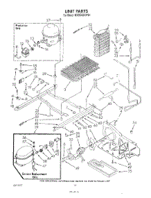 10 - Unit parts for Whirlpool Refrigerator ED25DQXVP01 from AppliancePartsPros.com