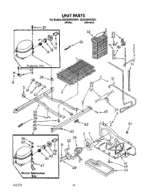 10 - Unit parts for Whirlpool Refrigerator ED25GWXZW01 from AppliancePartsPros.com