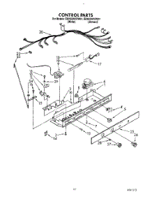 12 - Control parts for Whirlpool Refrigerator ED25GWXZW01 from AppliancePartsPros.com
