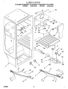 03 - Liner, Lit / Optional parts for Whirlpool Refrigerator ET14HJXBN01 from AppliancePartsPros.com