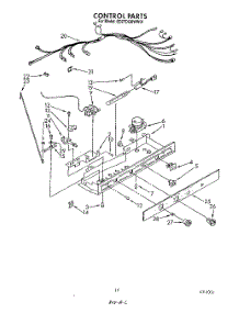 12 - Control parts for Whirlpool Refrigerator ED27DQXWW01 from AppliancePartsPros.com