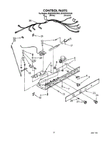 12 - Control parts for Whirlpool Refrigerator ED25GWXZW00 from AppliancePartsPros.com