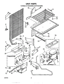 05 - Unit parts for Whirlpool Refrigerator ET14CCXSW00 from AppliancePartsPros.com